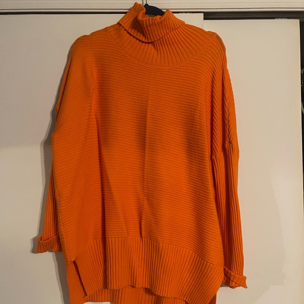 Orange sweater